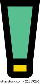 imagen vectorial de loción en un fondo transparente.Símbolos de calidad premium.Icono vectorial de trazo para el concepto y el diseño gráfico.