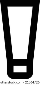 imagen vectorial de loción en un fondo transparente.Símbolos de calidad premium.Icono vectorial de trazo para el concepto y el diseño gráfico.