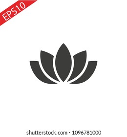 Lotos icon ..flat