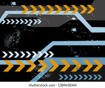 lots of arrows vector illustration