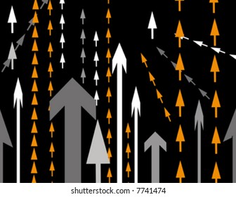 lots of arrows vector illustration