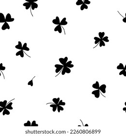Lots of biting leaves. A clearing for good luck. A field of clovers. Quatrefoil on desire
