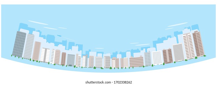 Lots of buildings,
Background material