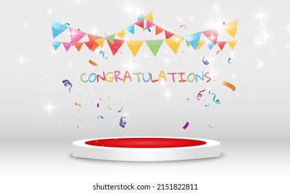 Lots of colorful tiny confetti and ribbons on transparent background. Festive event and party. Multicolor background.Colorful bright confetti isolated on transparent background	