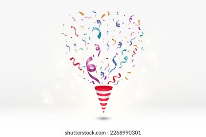 Lots of colorful tiny confetti and ribbons on transparent background. Festive event and party. Multicolor background.Colorful bright confetti isolated on transparent background.	