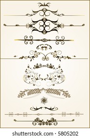 lots of design floral vector frame elements