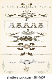 lots of design floral vector frame elements