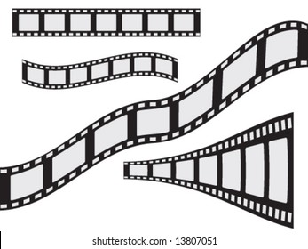 Gran cantidad de vector de tira de película