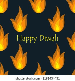 lots of fire for happy Diwali