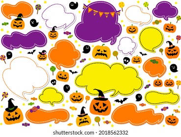 Lots of Halloween blow-up sets.