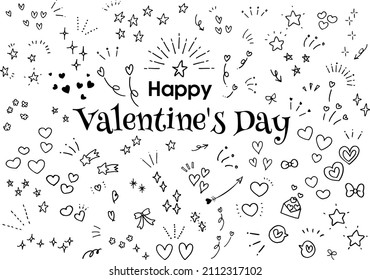 Lots of letter designs for Valentine's day