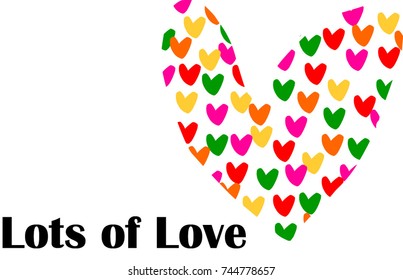 Lots of Love valentine card