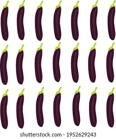Lots of purple eggplant background