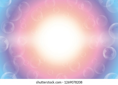 Lots of soap bubble background wallpaper, water bubbles, light color background material