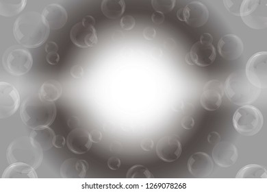 Lots of soap bubble background wallpaper, water bubbles, light color background material