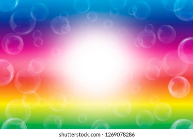 Lots of soap bubble background wallpaper, water bubbles, light color background material