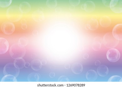 Lots of soap bubble background wallpaper, water bubbles, light color background material