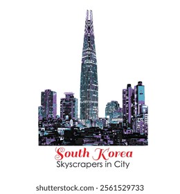 Lotte World Tower, , dominates Seoul's skyline majestically