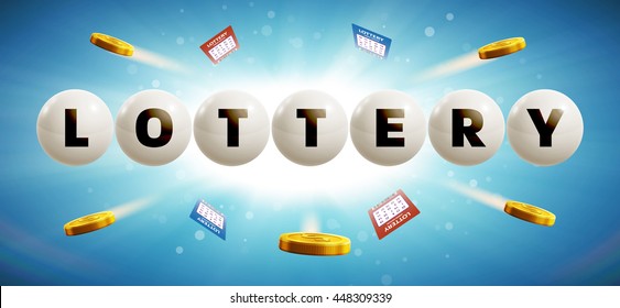 lottery balls isolated on white background vector illustration