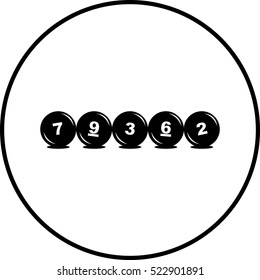 lottery balls symbol