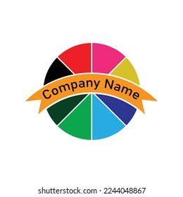 Lottery giveaway concept logo vector.