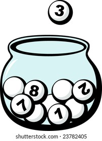 21 Lottery Glass Bowl Vector Stock Vectors, Images & Vector Art 