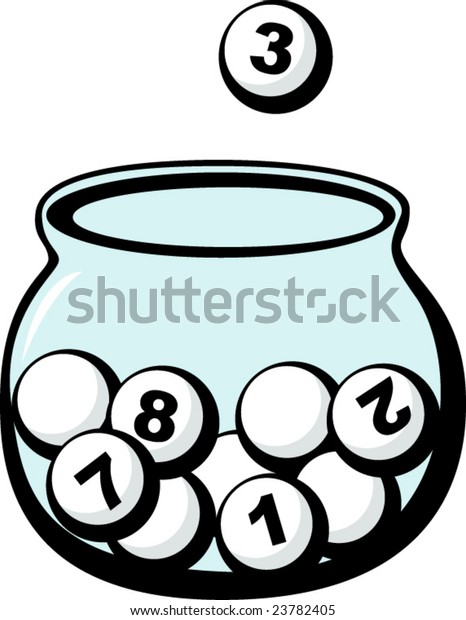 Lottery Glass Bowl Stock Vector (Royalty Free) 23782405