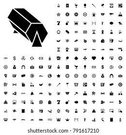 Lottery icon illustration isolated vector sign symbol. editable casino icons vector set.