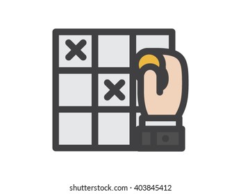 Lottery Illustration - Flat Icon