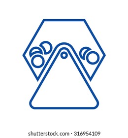 lottery machine vector icon