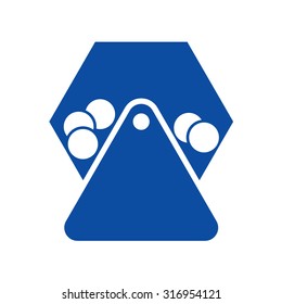 lottery machine vector icon