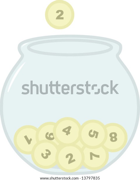 Lottery Raffle Glass Bowl Stock Vector (Royalty Free) 13797835 ...