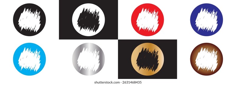 Lottery scratch card graphic elements.  sketchy uneven  frames patterns assortment. Vector for websites, mobile interfaces, presentations, banner, background visual branding etc. Vector illustration. 