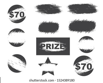 Lottery scratch and win game card background. Lottery cover for scratch card