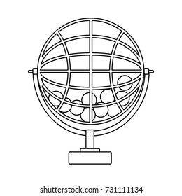 lottery wheel icon