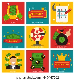 Lotto lucky nine concept items