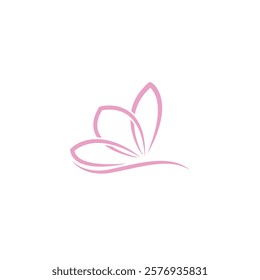 Lotus Abstract Simple Logo Template