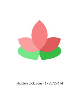 Lotus alternative medicine icon. Simple color vector elements of alternative medicine icons for ui and ux, website or mobile application