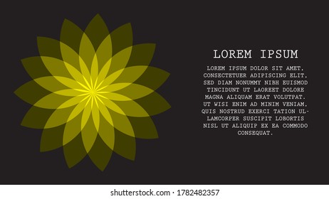 Lotus lotus background for advertising