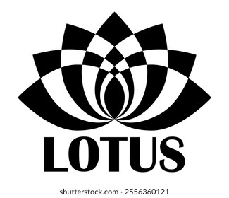 lotus balance harmony logo creative and original for your business or company logotype vector illustration isolated on white background