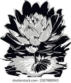 Lotus Black and White Lotos