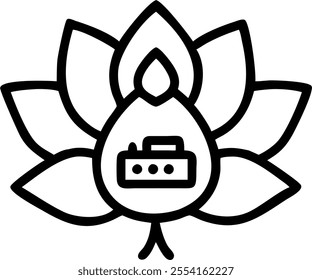 Lotus and Blessed Sharad Purnima text isolated on white background concept as Camera movement Pan across the lotus with Blessed Sharad Purnima text. Scene Isolated white background