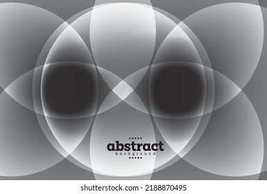 geometría de loto óvalo y fondo de esfera para publicidad banner sitio web plantilla de producto presentación de paquetes vectores.