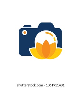 Lotus Camera Logo Icon Design