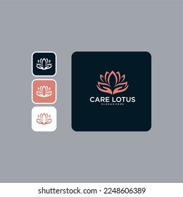 plantilla de diseño de logotipo de cuidado