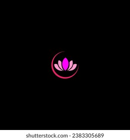 Lotus floral leaf vektor logo