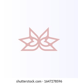 Lotus flower beautiful vector  logo
