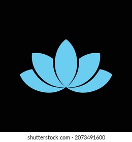 Lotus flower beauty spa logo Design Vector