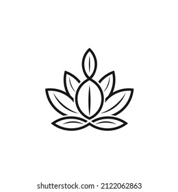 Lotus Flower Bloom Logo Design Inspiration