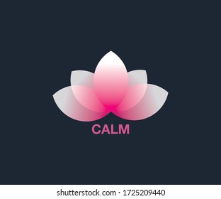 Lotus Flower Calm Design Vector
